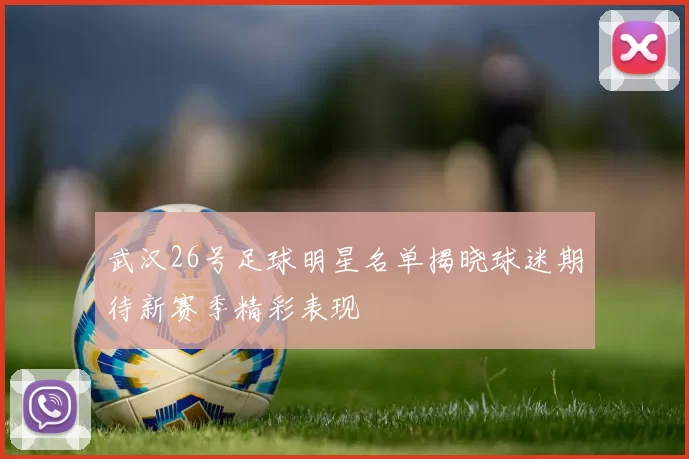 武汉26号足球明星名单揭晓球迷期待新赛季精彩表现